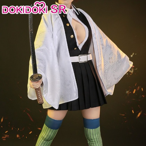 【 S/M Ready For Ship】DokiDoki-SR Anime Cosplay Demon Slayer: Kimetsu no Yaiba Cosplay  Kanroji Mitsuri Cosplay Kimetsu no Yaiba Costume Women Halloween | S-Instock