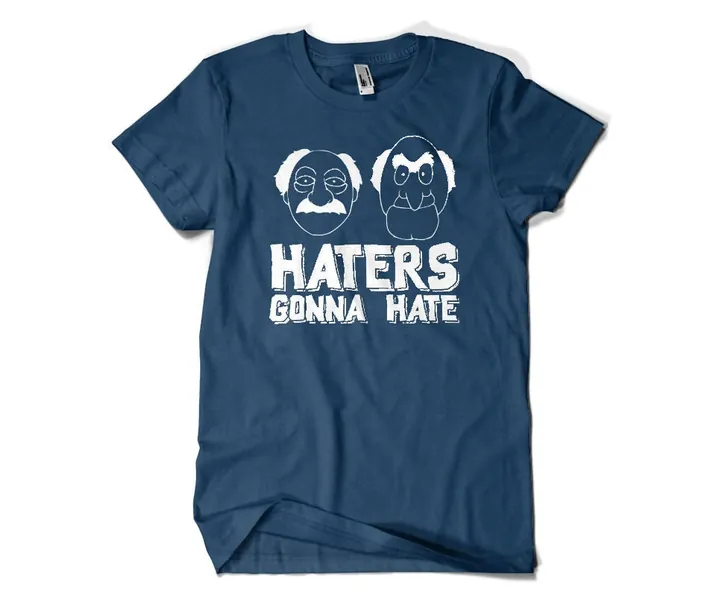 Haters gonna hate t shirt Funny Muppet shirt college hipster humor (17)