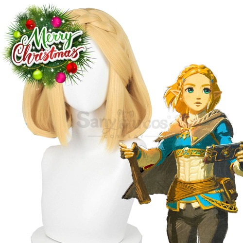 【In Stock】Game The Legend of Zelda Cosplay Princess Zelda Cosplay Short Wig