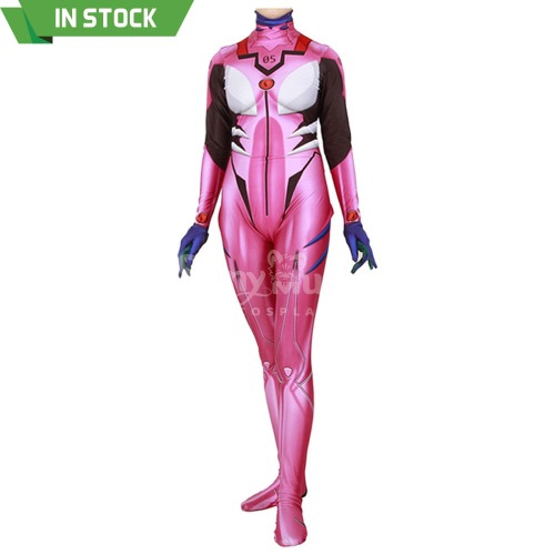 【In Stock】Anime EVA Neon Genesis Evangelion Cosplay Bodysuit Jumpsuit Cosplay Costume - Makinami Mari Irasutoriasu / M