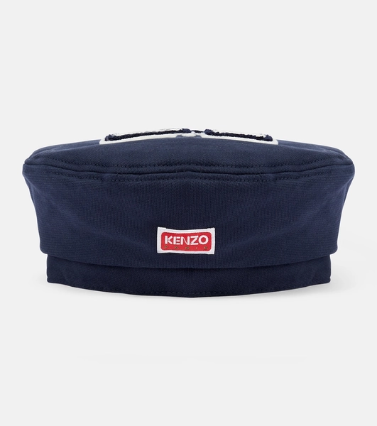 Kenzo Cotton Beret in Blue