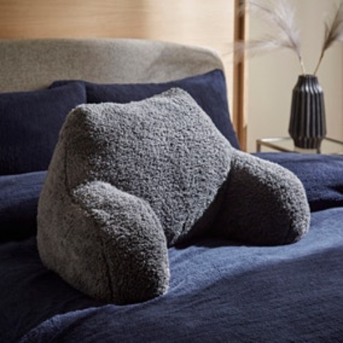 Teddy Bear Charcoal Cuddle Cushion