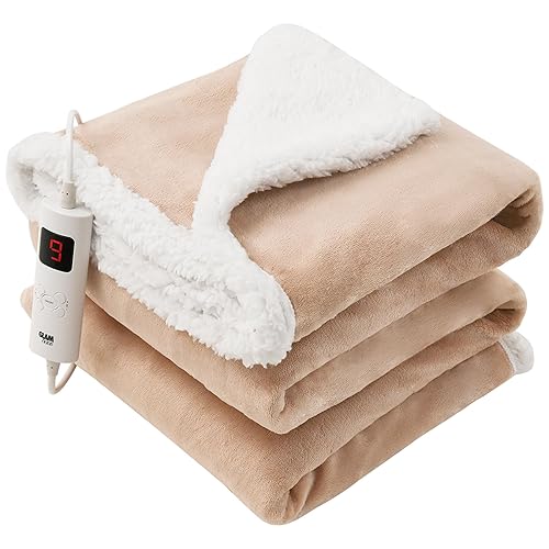 GlamHaus Heated Throw 