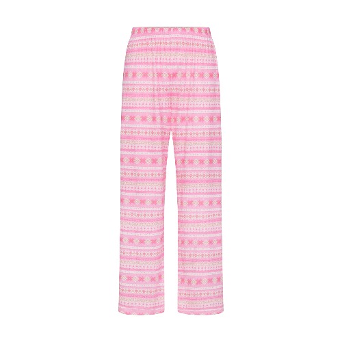 LOGO PLUSH POINTELLE PANT | BUBBLE GUM SIENNA FAIR ISLE