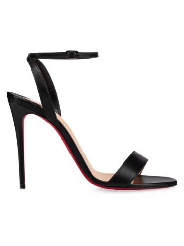 Shop Christian Louboutin Loubigirl 100MM Leather Sandals | Saks Fifth Avenue