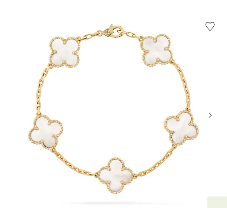 Vintage Alhambra bracelet, 5 motifs