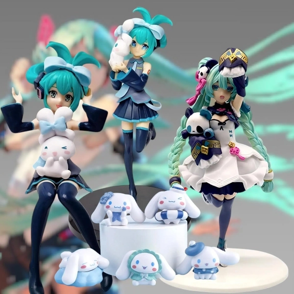 Hatsune Miku x Cinnamoroll Figure Bundle - 3 Piece Set