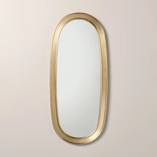 24" Brass Finish Oval Mirror - Hearth & Hand™ with Magnolia