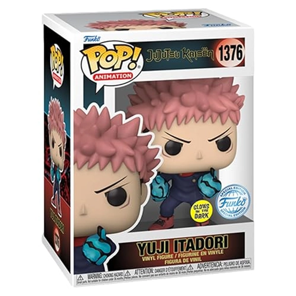 Funko - Jujutsu Kaisen - Yuji Div Fist GITD Pop! Vinyl Figure AAA Exc.