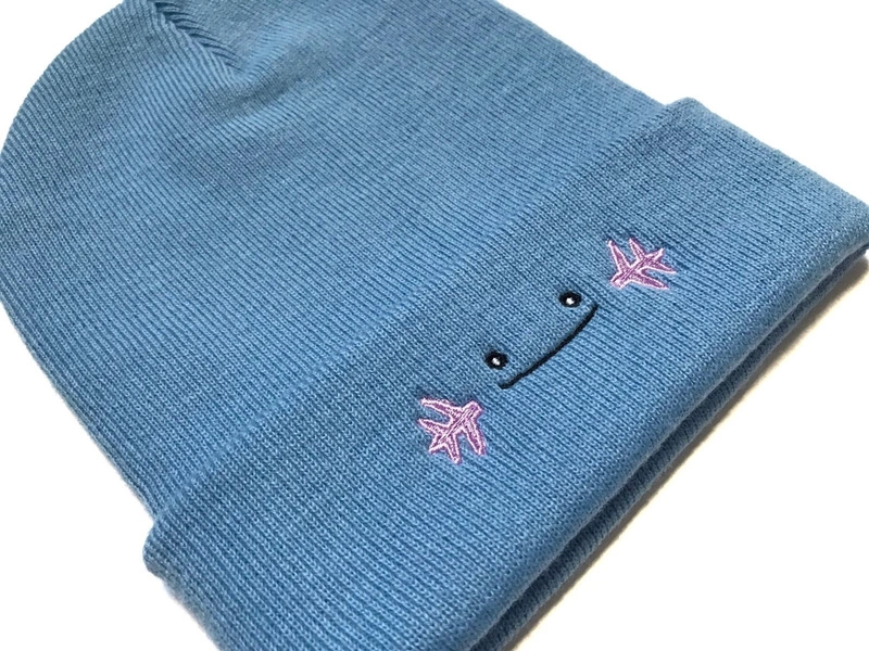 Embroidered Wooper Inspired Beanie | Hat | Adult Gift | Kawaii