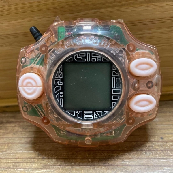 Digimon Digivice 2 Hikari Color Clear Pink Bandai 1999 - Tested &amp; Working Great
