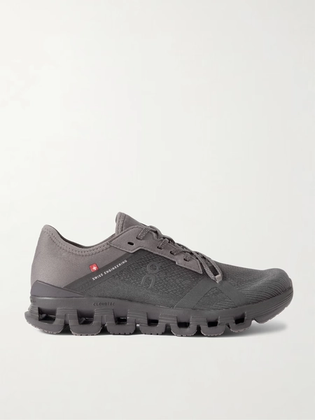 Cloud X 4 AD rubber-trimmed mesh sneakers - gray - US5