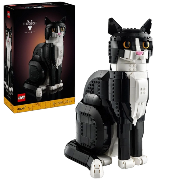 Buy LEGO Ideas Tuxedo Cat Model Kit for Adults to Build 21349 | LEGO | Argos