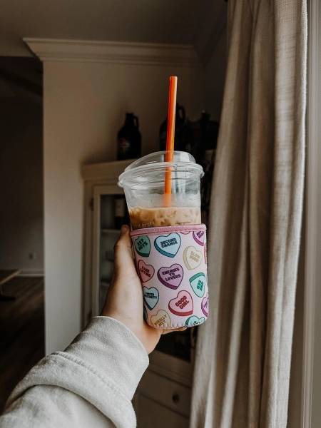 Book Tropes Bookish Iced Coffee Drink Sleeve