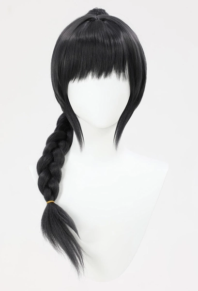 Baldur's Gate 3 Shadowheart Cosplay Wig Long Black Ponytail Wig