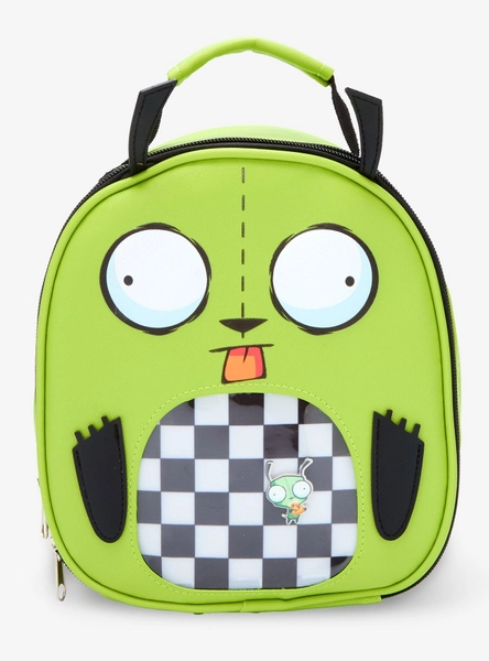Invader Zim GIR Pin Collector Lunch Bag