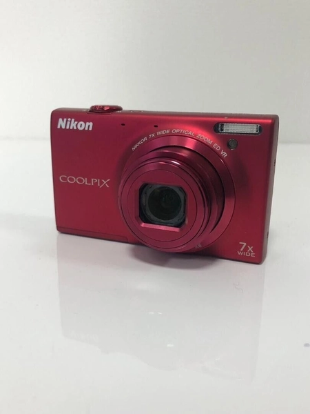 Nikon COOLPIX S6100 Compact Digital Camera red Tested English
