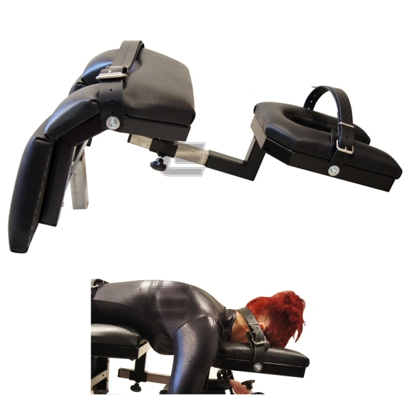 ergonomische Oberkörperauflage mit verstellbarer Kopfauflage