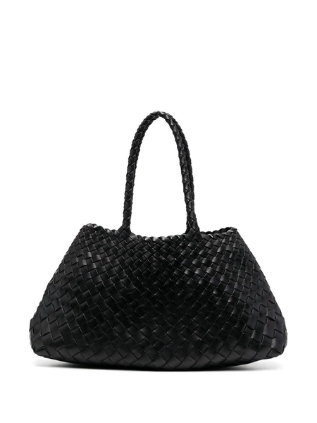 DRAGON DIFFUSION Santa Croce Interwoven Leather Tote Bag | Black | FARFETCH AU