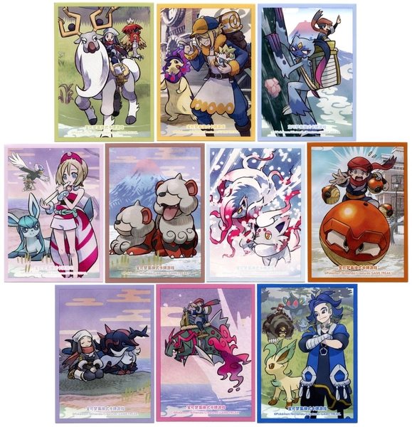 Simplified Chinese HISUI DAYS FULL SET Individual Card Sleeves Pokemon Original