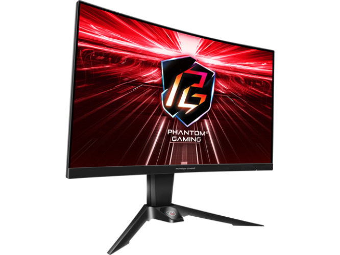 ASRock Phantom PG27Q15R2A 27" QHD 2560 x 1440 (2K) 165 Hz Wi-Fi Antenna FreeSync Premium (AMD Adaptive Sync) Built-in Speakers Curved Gaming Monitor
