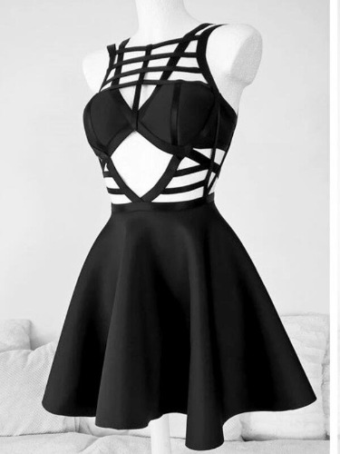 Black gothic Dress