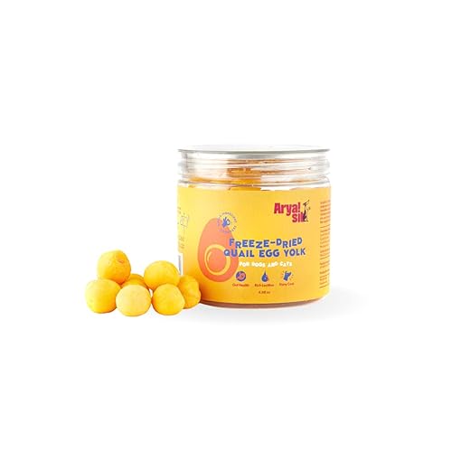 Arya Sit! - Freeze-Dried Single Ingredient Dog Treats (Egg Yolk 5oz) - Egg Yolk