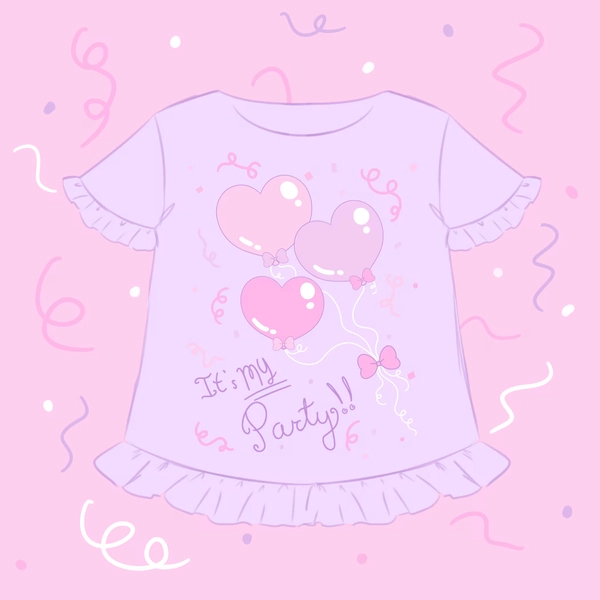 It's MY Party Fairy Kei Harajuku Tee