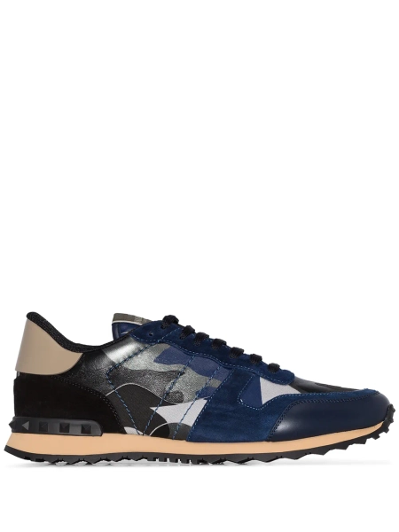 Valentino Garavani Rockstud Rockrunner kamouflagemönstrade sneakers | 40