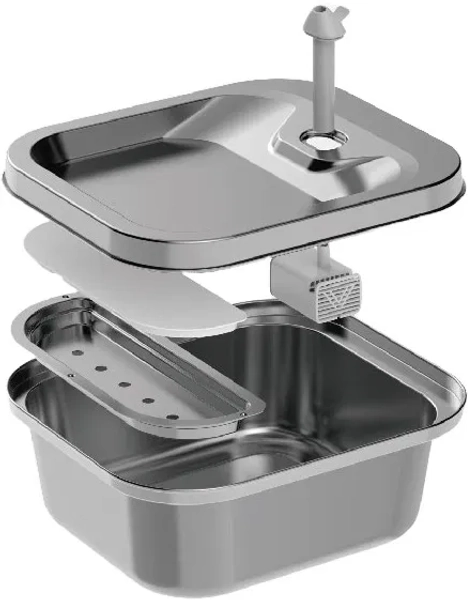 Tikpaws WF118 Smart Fontánka pro mazlíčky, nerez, 4000 ml