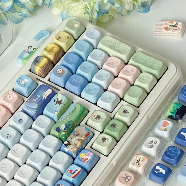Studio Ghibli 143 Keycaps Set