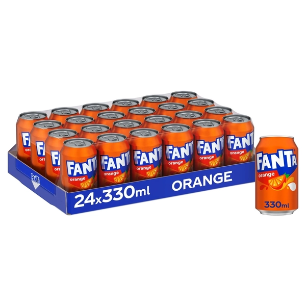 Fanta Orange 24 x 330ml Cans