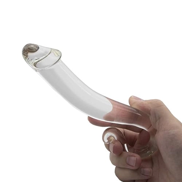 FST Glass Dildo G-spot Stimulate Crystal Massager Anal Sex Toys for Women and Men Masturbation Penis Butt Plug