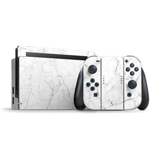 White Marble Nintendo Skins