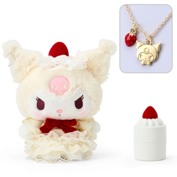 Plush Set Kuromi & Necklace Sanrio Shortcake
