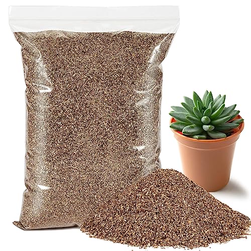 Sukh 14.6OZ Vermiculite - Organic Vermiculite For Plants Fine Horticultural Vermiculite Soil Amendments Vermiculite Bulk Soil Additive Perfect for Potted Plants and Garden Professional Grade 1-3mm - 30.5OZ 1-3mm fine vermiculite