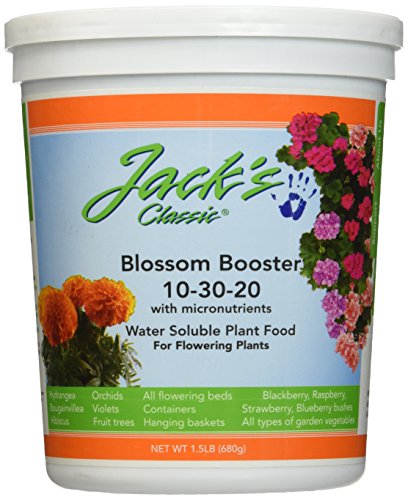 Jack's Classic Blossom Booster 10-30-20 Water Soluble Plant Food for Flowering Plants, 1.5lb - 1 - 1.5 Pounds
