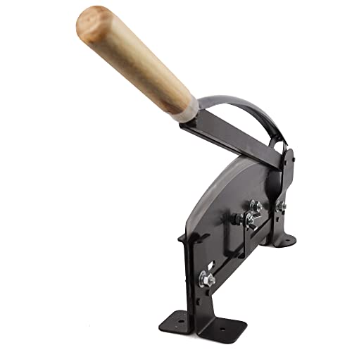 Floral Home 14" Black Stainless Steel Blade | Flower Stem Cutter | with Mounting Screws | Safety Lock Feature | for Cutting Flowers | Garden Tools | Perfect for Florist & Gardeners