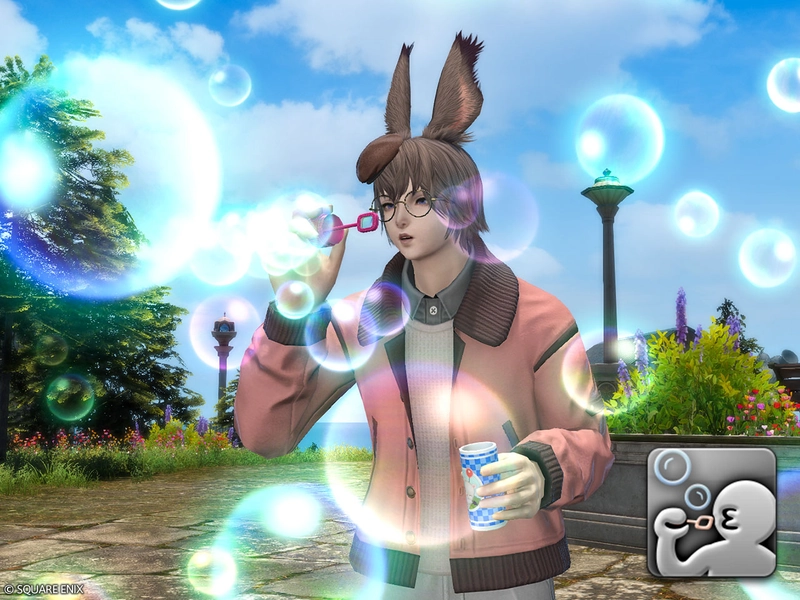 Emote: Blow Bubbles | FINAL FANTASY XIV Online Store