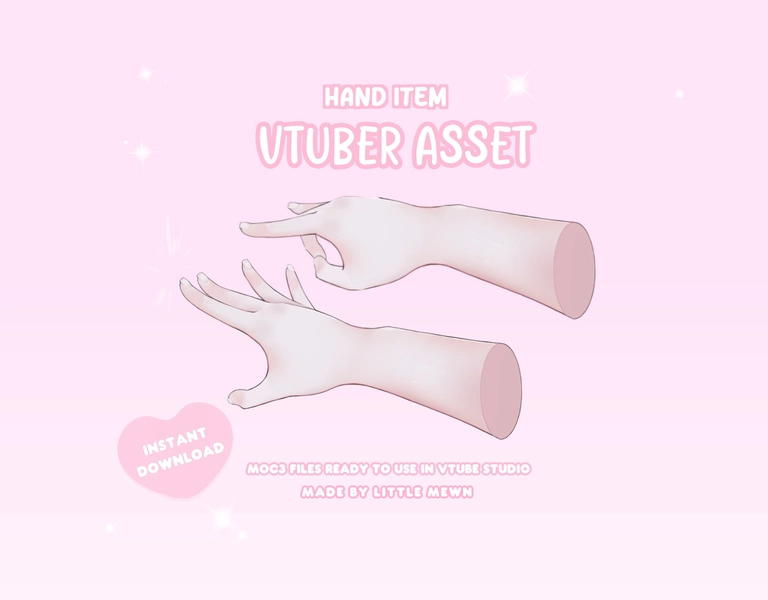 VTuber Asset | Rigged Finger Flick
