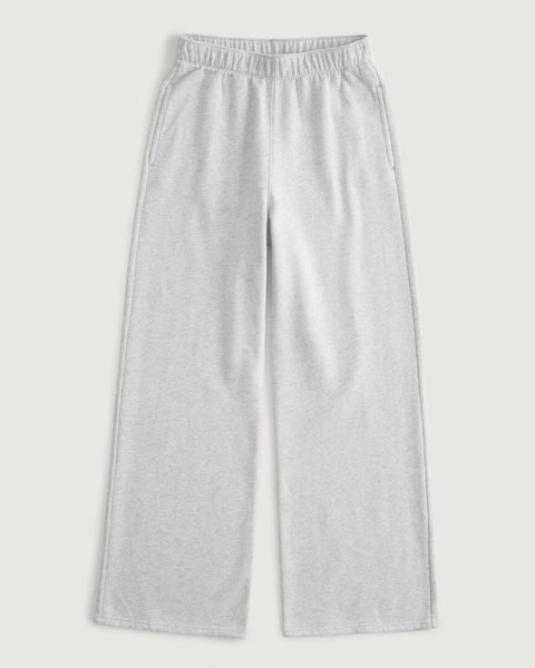 Hollister Feel Good Fleece Wide-Leg Pants