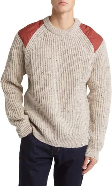 Commando Shoulder Patch Wool Sweater
