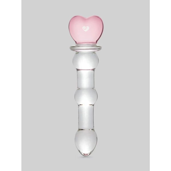 ❤️ Beaded Glass Dildo 