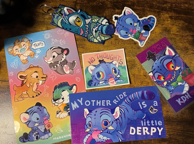 DERPY TIGER Goodies