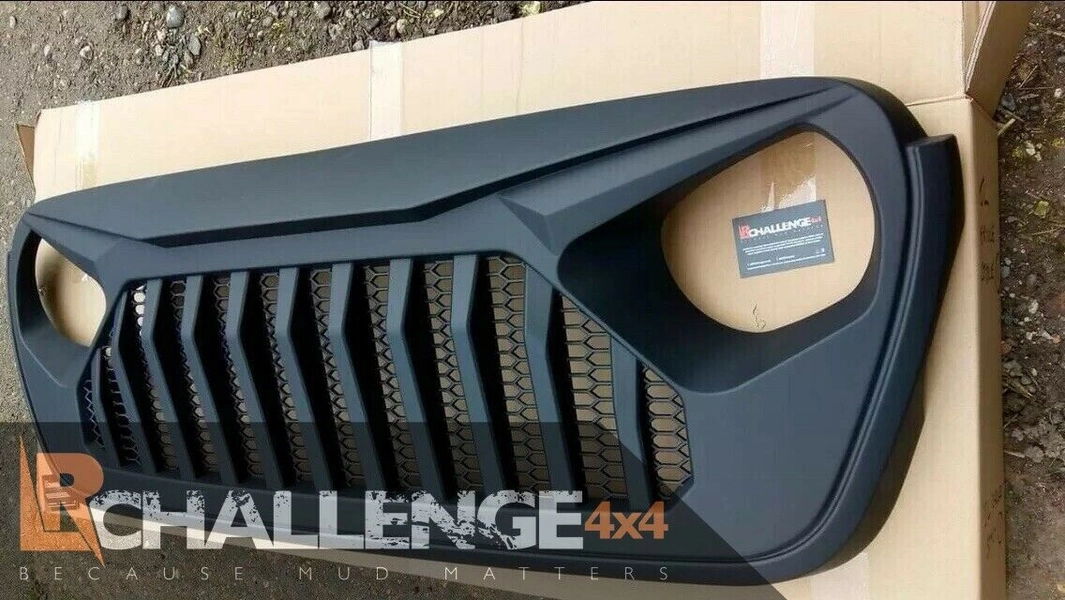 Angry Birds Grill to fit Wrangler JL 2019 - 2024 abs plastic matt black
