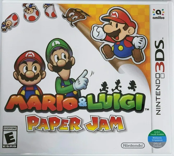 3DS Mario & Luigi Paper Jam - World Edition -