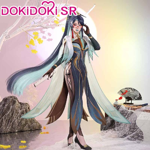 【Ready For Ship】DokiDoki-SR Game Genshin Impact Cloud Retainer Xianyun  Cosplay Costume / Shoes | Costume Only-XL