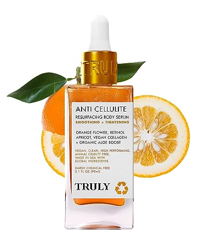 Truly Beauty Anti-Cellulite Serum-Better Than Cream-Helps Tighten Skin, Retinol Body Lotion Serum - Reduces Cellulite - Body Moisturizer Cream Serum - Compress Skin, Body Lotion Serum - 3.1 OZ - Anti-Cellulite Body Serum