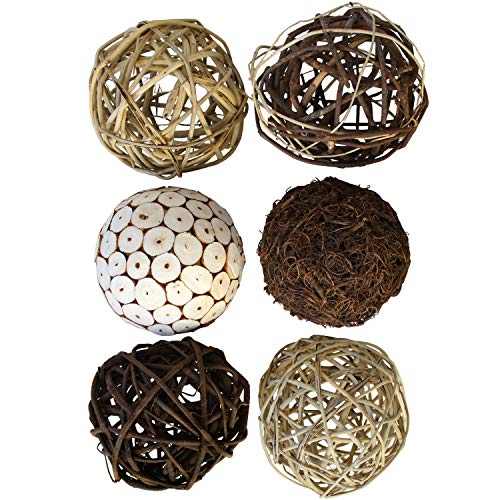 Assorted Rattan Wicker Balls