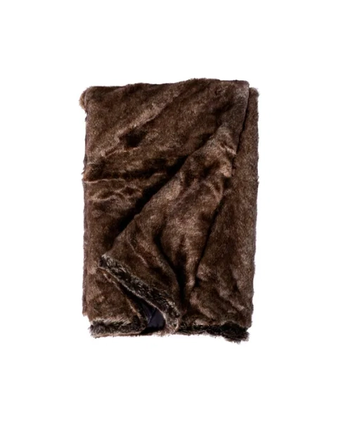 Faux fur blanket